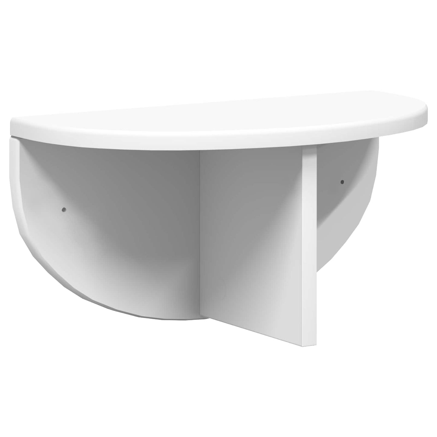 Sieninė lentyna 2 pcs Balta 38 x 19 x 19 cm Apdirbta mediena