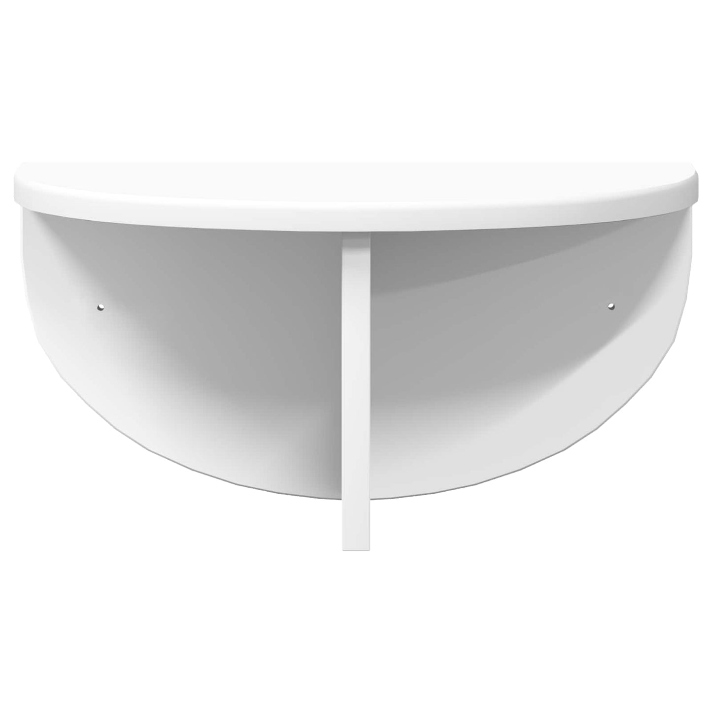 Sieninė lentyna 2 pcs Balta 38 x 19 x 19 cm Apdirbta mediena