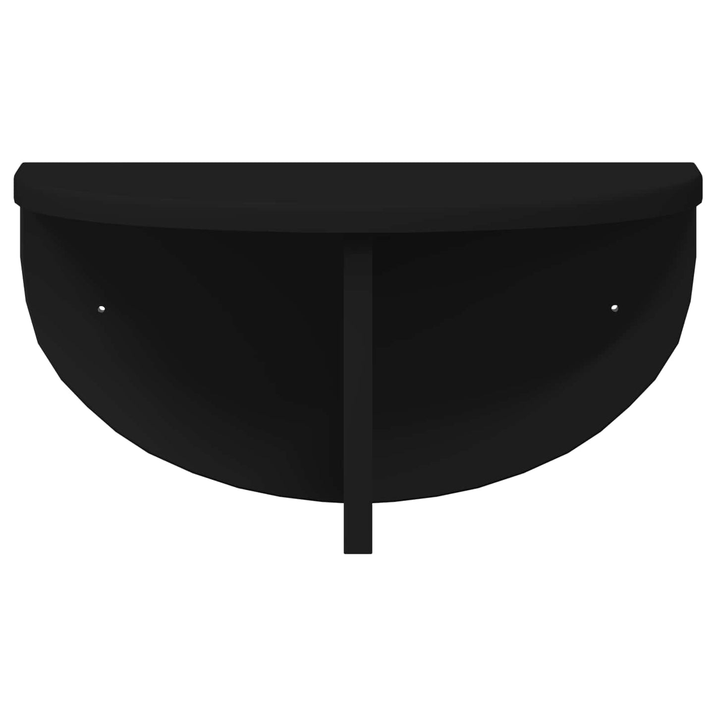 Sieninė lentyna 2 pcs Juoda 38 x 19 x 19 cm Apdirbta mediena