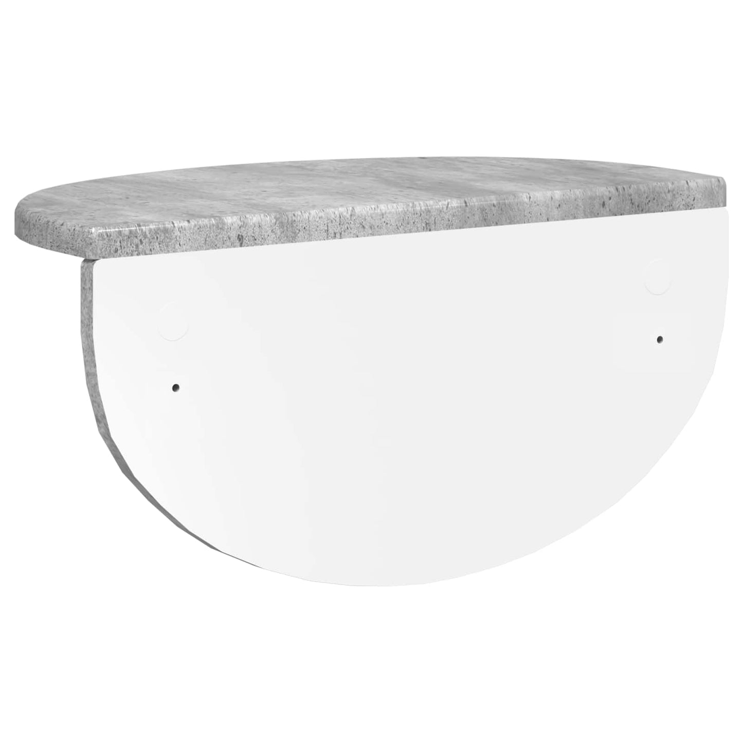Sieninė lentyna Betono pilka 38 x 19 x 19 cm Apdirbta mediena