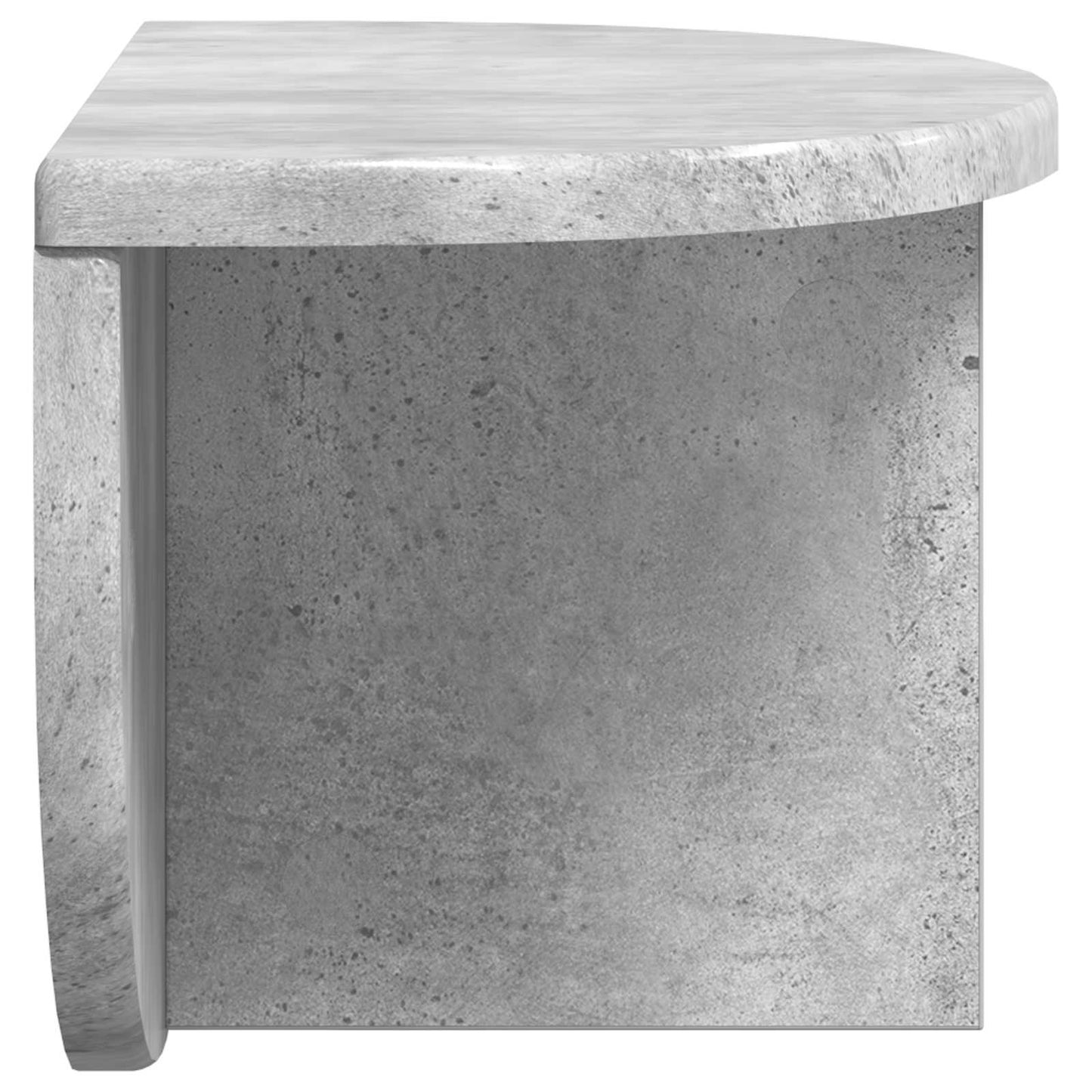 Sieninė lentyna Betono pilka 38 x 19 x 19 cm Apdirbta mediena