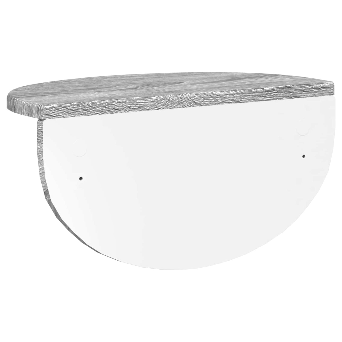 Sieninė lentyna 2 pcs Pilkas Sonoma 38 x 19 x 19 cm
