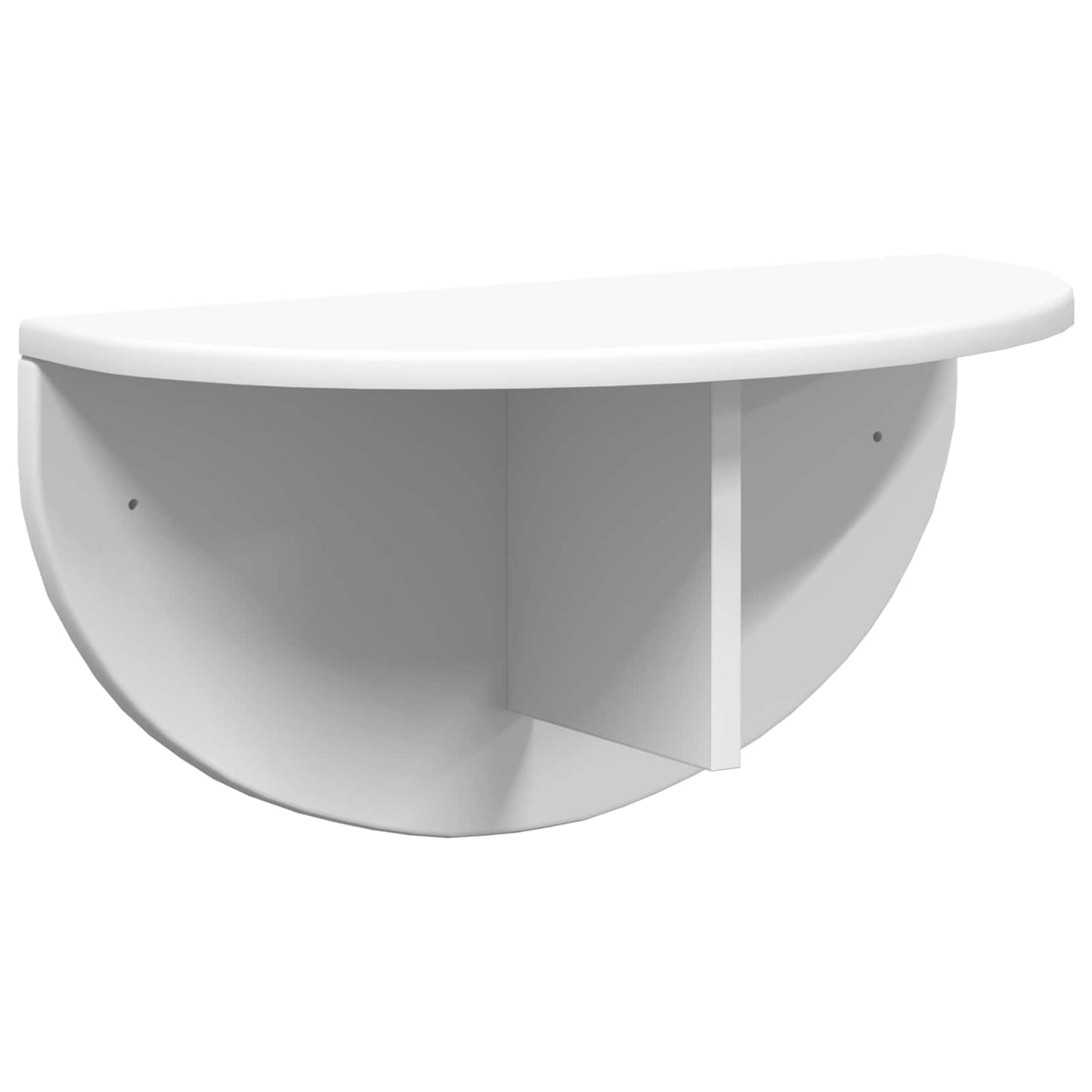 Sieninė lentyna 2 pcs Balta 38 x 19 x 19 cm Apdirbta mediena