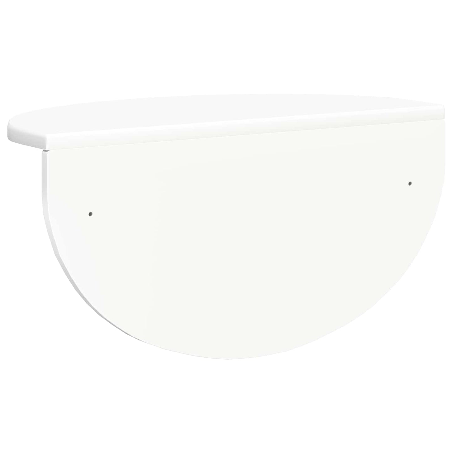 Sieninė lentyna 2 pcs Balta 38 x 19 x 19 cm Apdirbta mediena