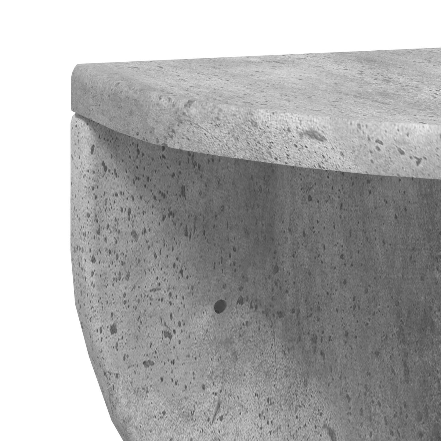 Sieninė lentyna Betono pilka 38 x 19 x 19 cm Apdirbta mediena