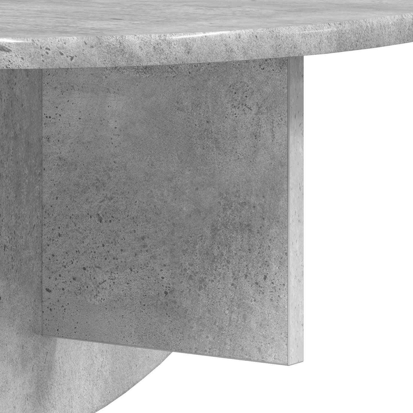 Sieninė lentyna Betono pilka 38 x 19 x 19 cm Apdirbta mediena