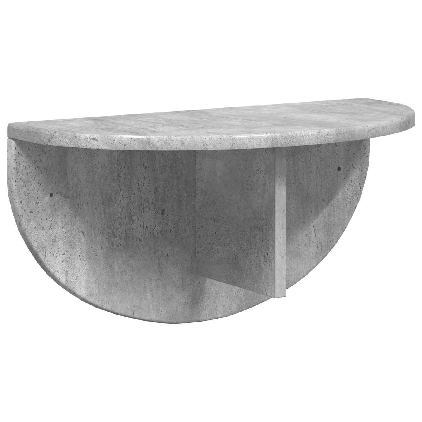 Sieninė lentyna 2 pcs Betono pilka 38 x 19 x 19 cm