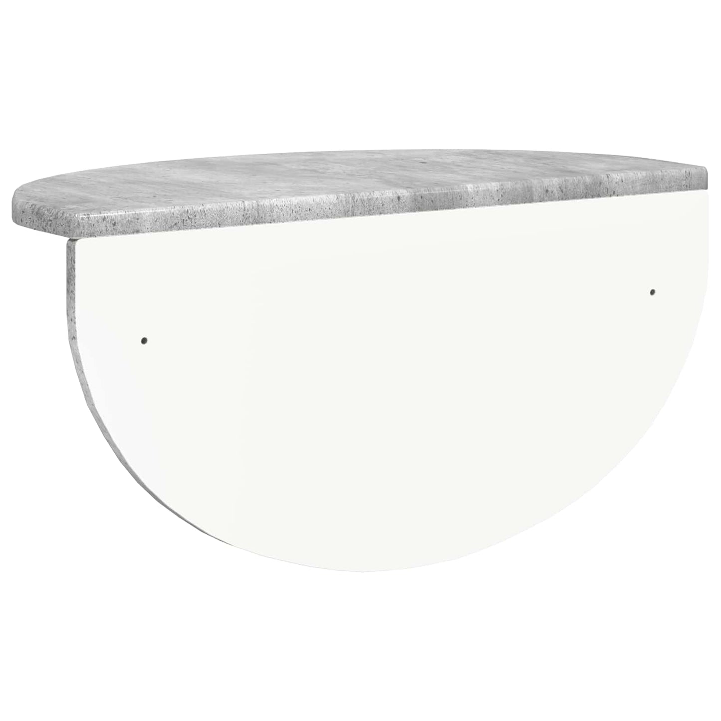 Sieninė lentyna 2 pcs Betono pilka 38 x 19 x 19 cm
