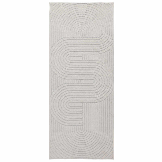 Zoninės kiliminės dangos Stačiakampio Kreminė 200 x 80 cm