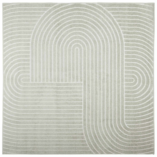 Zoninės kiliminės dangos HUARTE Žalia 240 x 240 cm Poliesteris