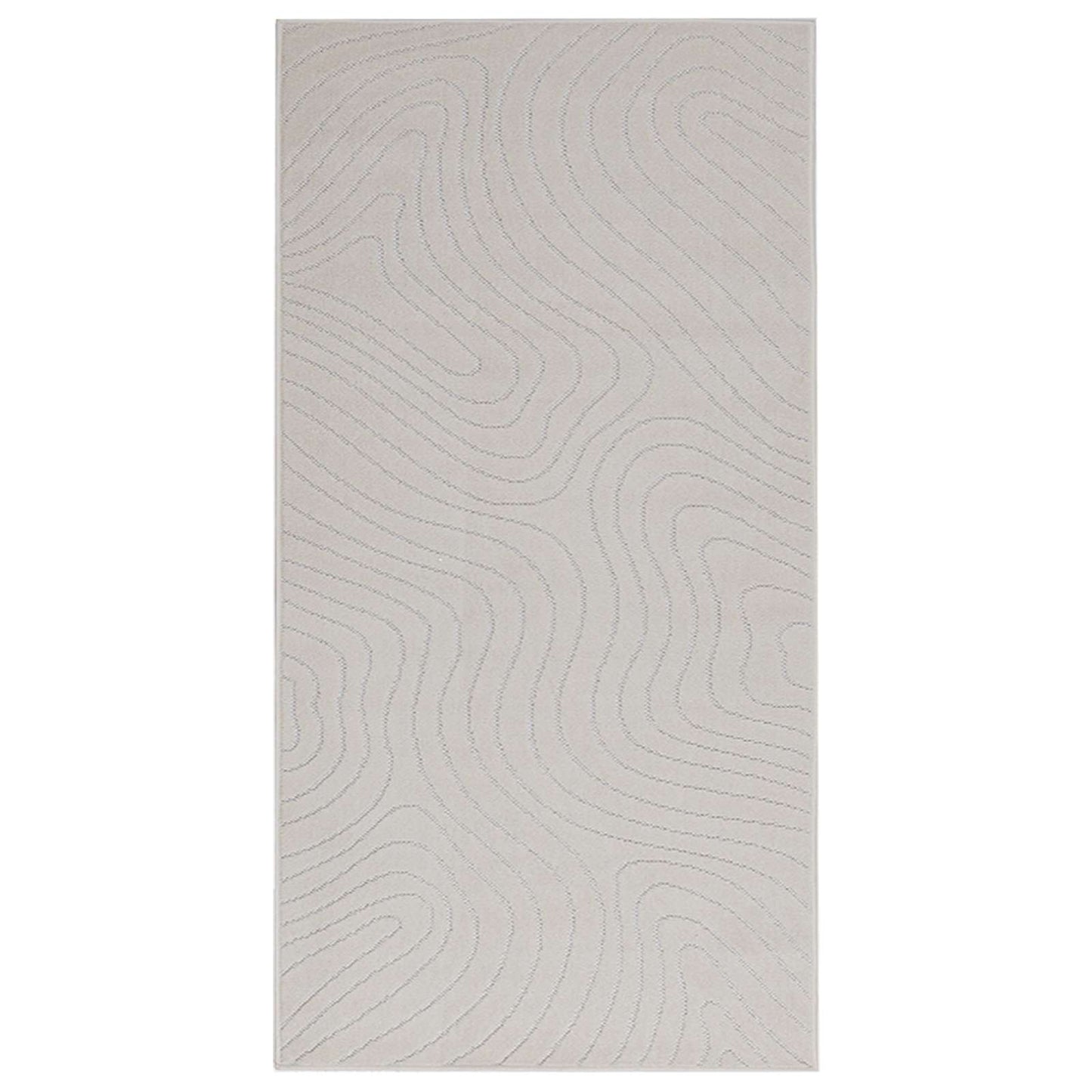 Zoninės kiliminės dangos Stačiakampio Kreminė 150 x 80 cm