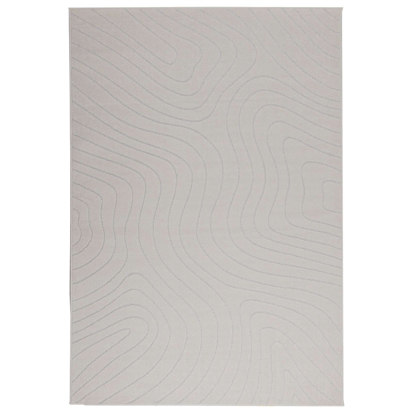 Zoninės kiliminės dangos Stačiakampio Kreminė 170 x 120 cm