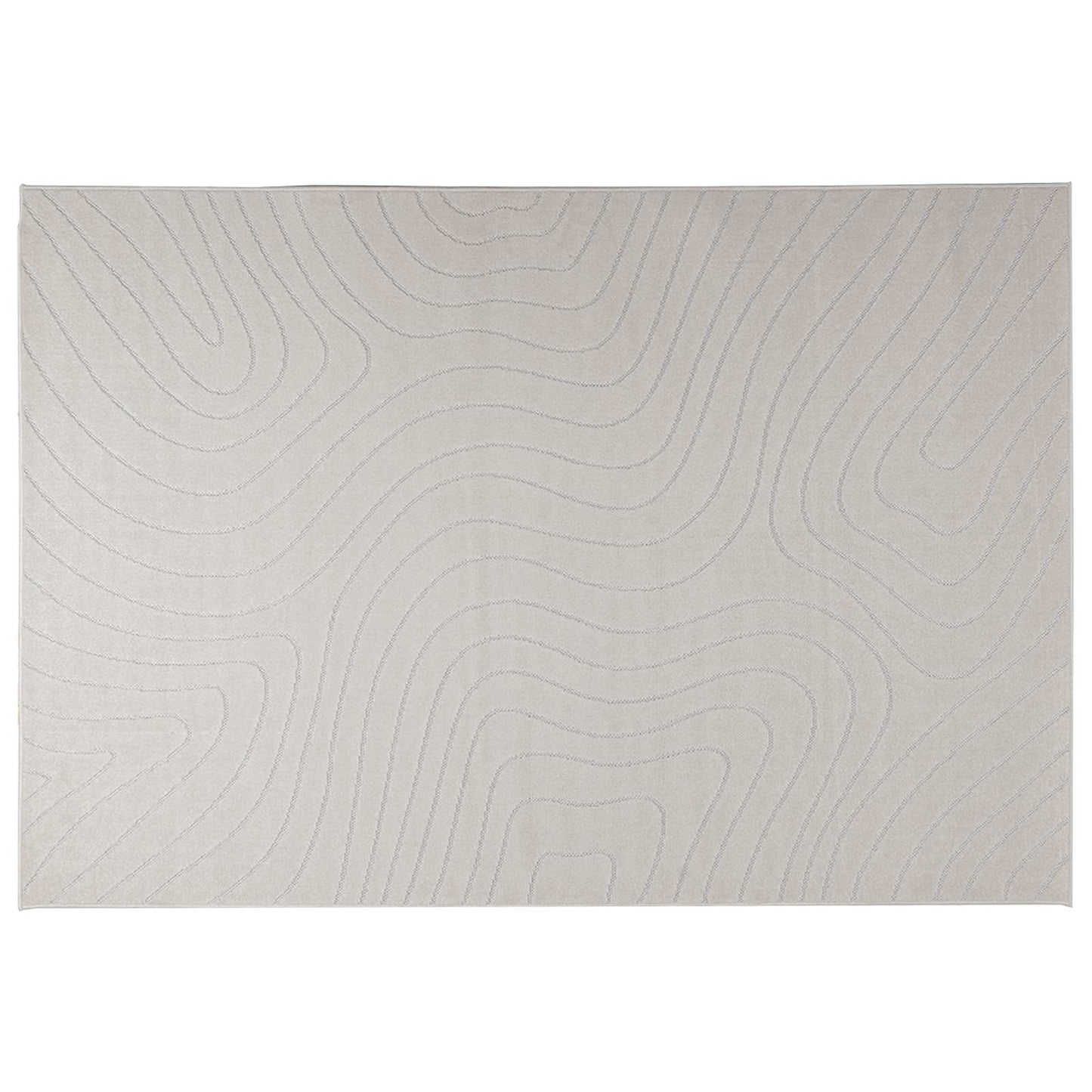 Zoninės kiliminės dangos Stačiakampio Kreminė 230 x 160 cm