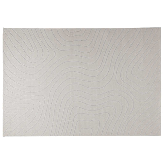 Zoninės kiliminės dangos Stačiakampio Kreminė 230 x 160 cm