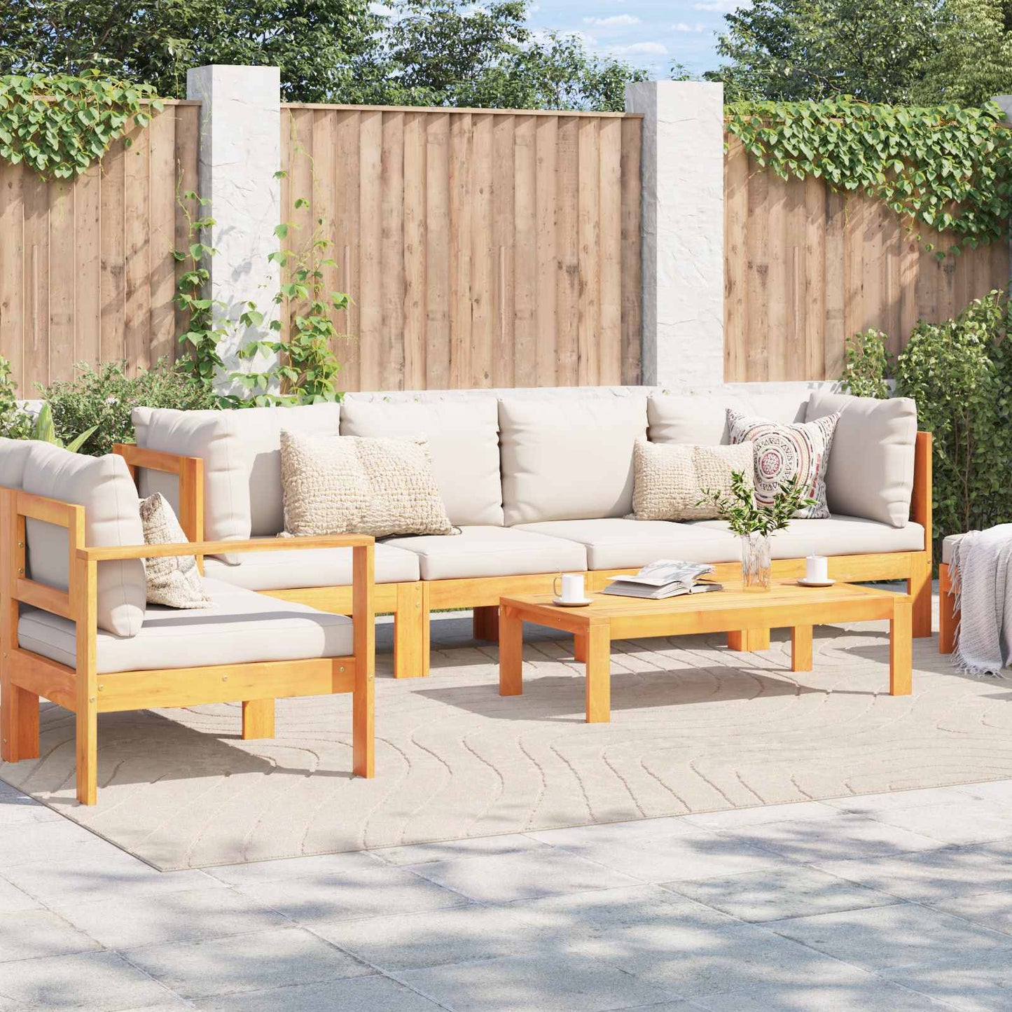 Vidaus ir lauko kilimas PALMERAS Smėlio 200 x 280 cm