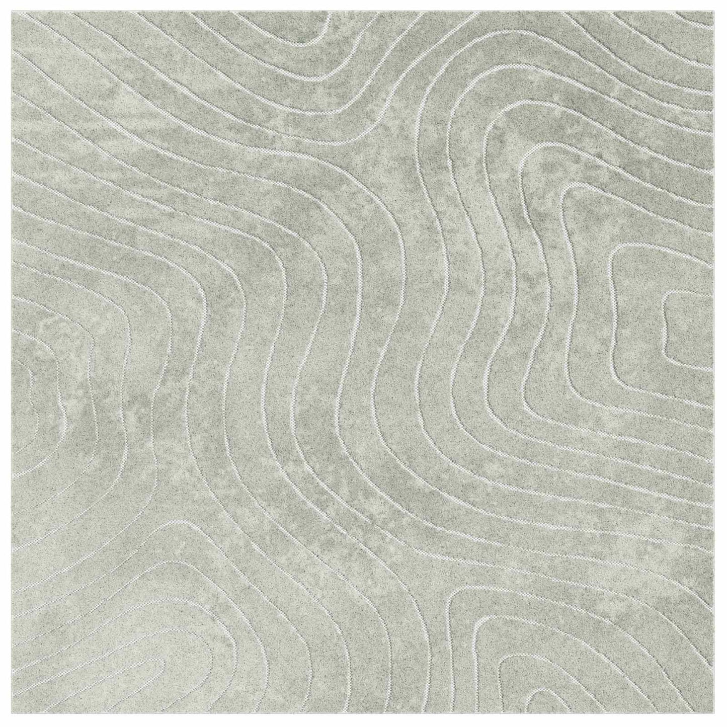 Zoninės kiliminės dangos HUARTE Žalia 200 x 200 cm Poliesteris