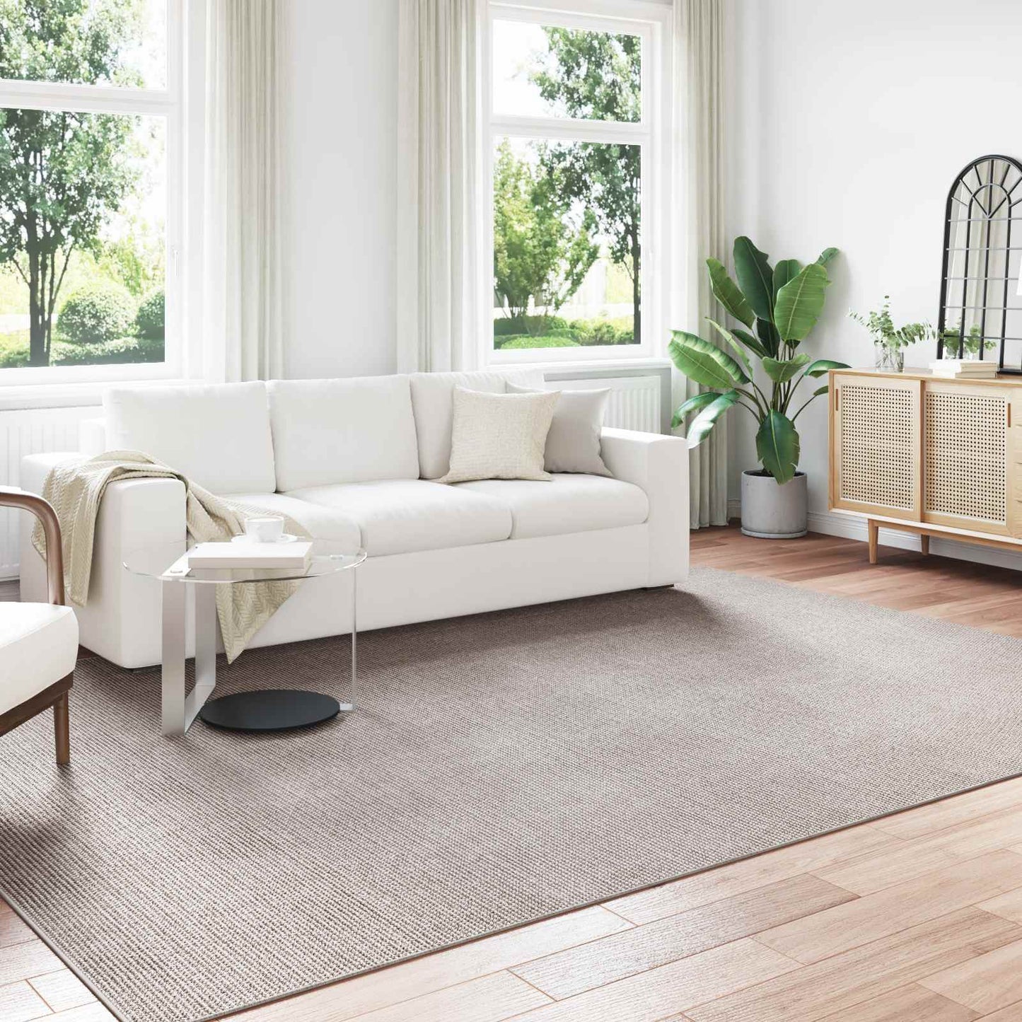 Zoninės kiliminės dangos Kremas ir Taupe 280 x 200 cm