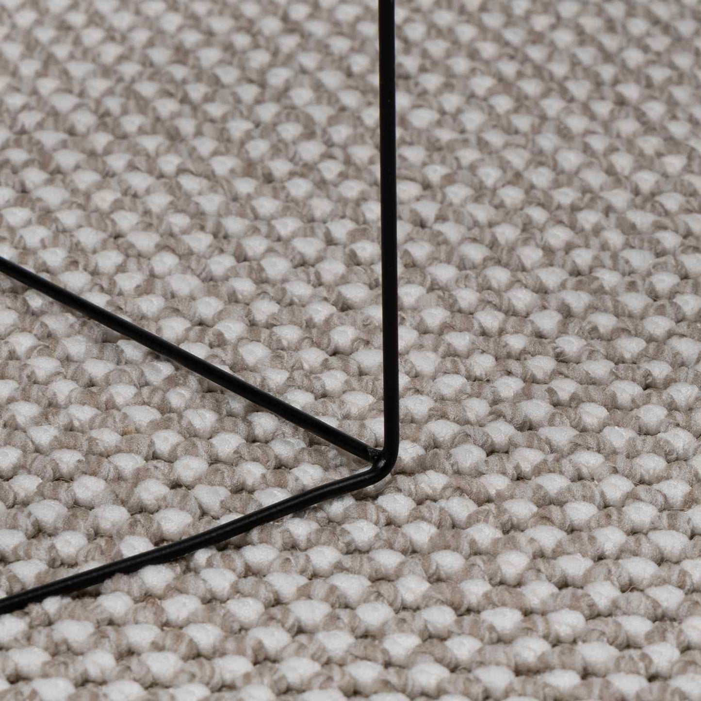 Zoninės kiliminės dangos Apvali Kremas ir Taupe Ø 120 CM