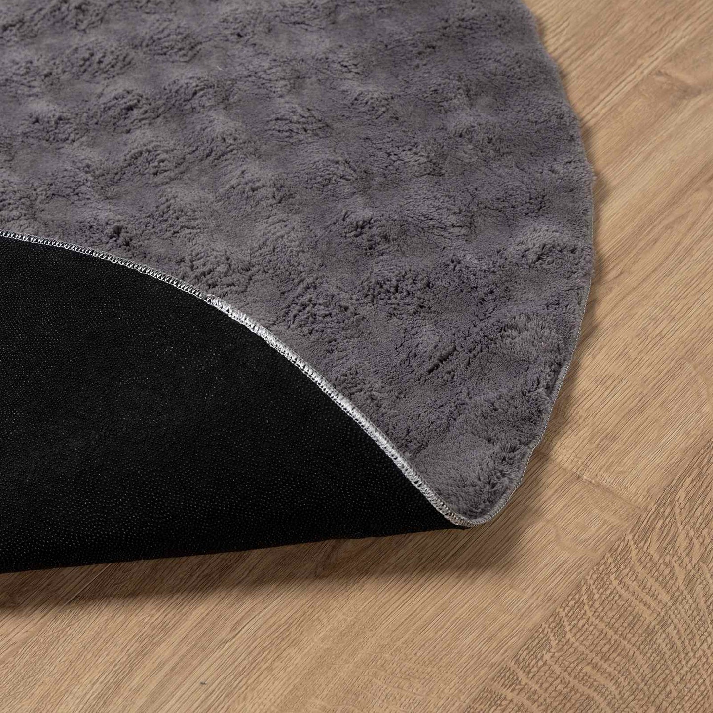 Zoninės kiliminės dangos Apvali Antracitas Ø 160 CM