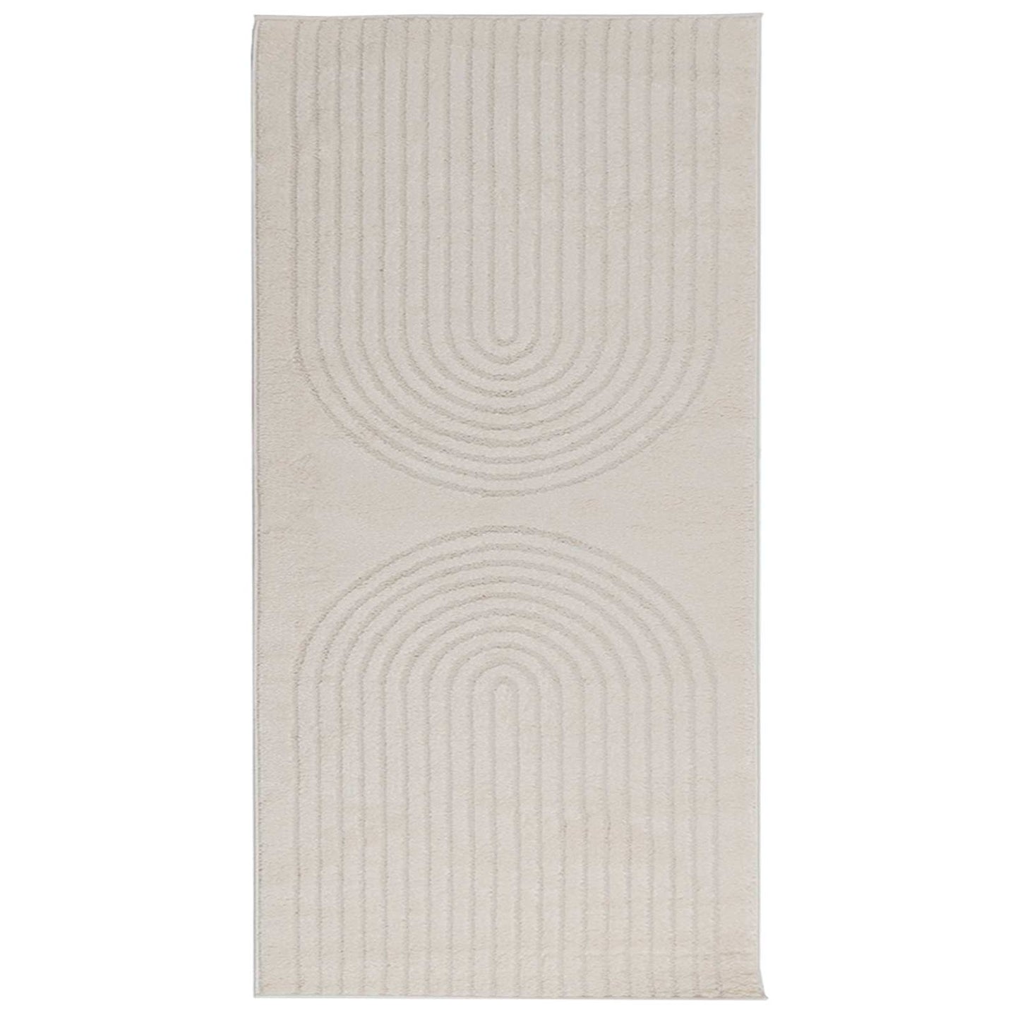 Zoninės kiliminės dangos GALATI Kreminė 150 x 80 cm Poliesteris