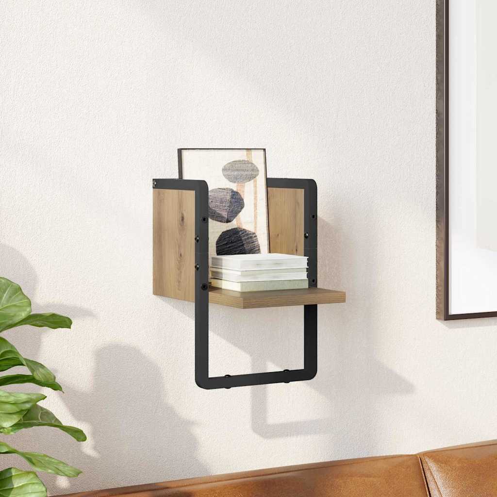 Sieninė lentyna su lentyna Meistrų ąžuolas 20 x 25 x 30 cm
