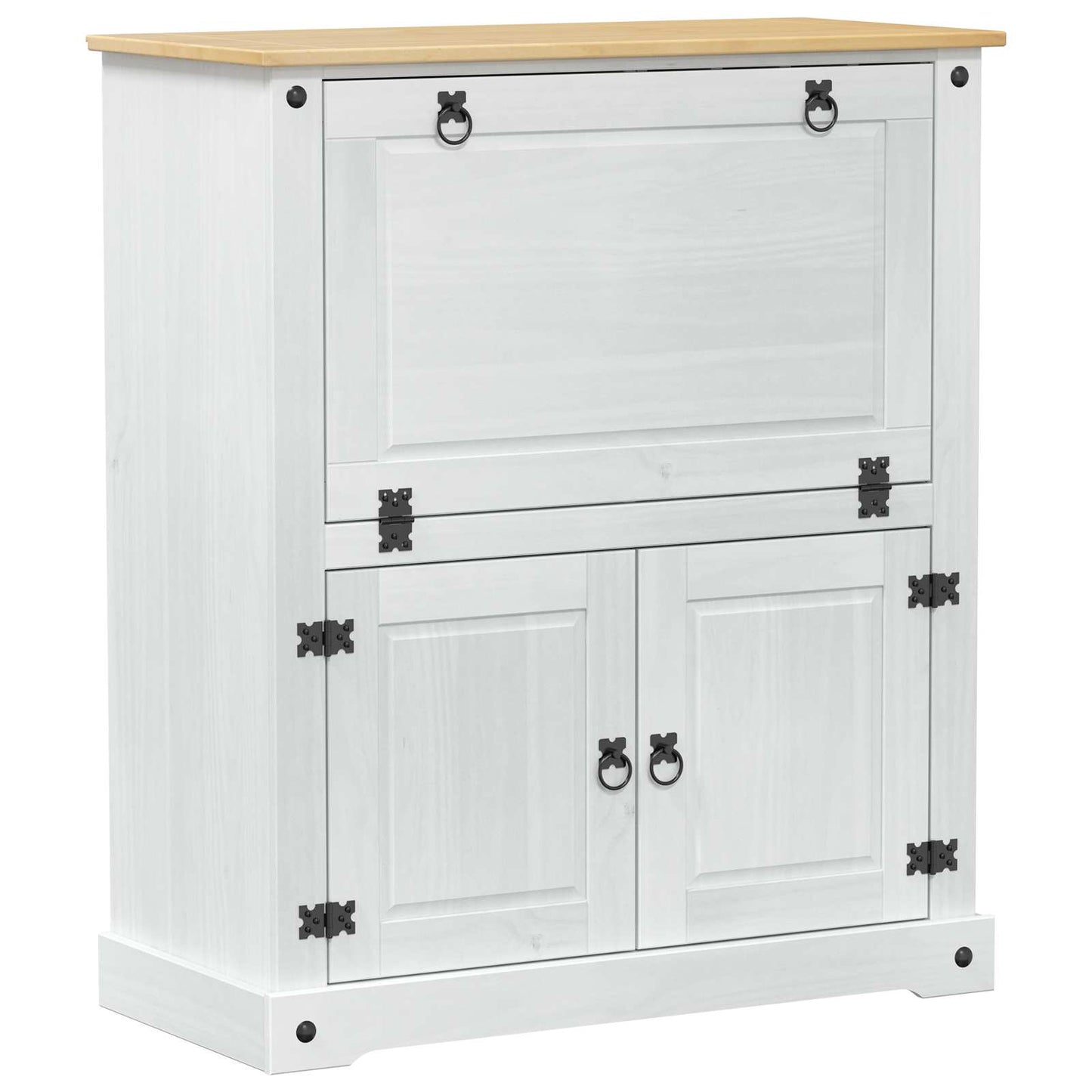 Vyno spinta Balta 97 x 45 x 114 cm Kietos pušies mediena