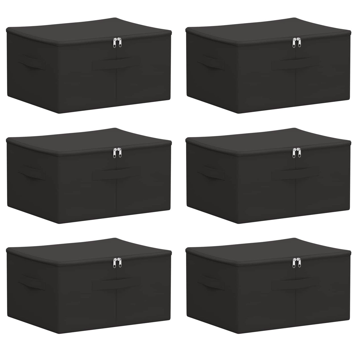 Saugojimo dėžė 6 pcs Antracito 43 x 34 x 23 cm