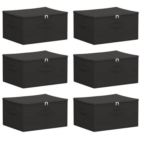 Saugojimo dėžė 6 pcs Antracito 43 x 34 x 23 cm