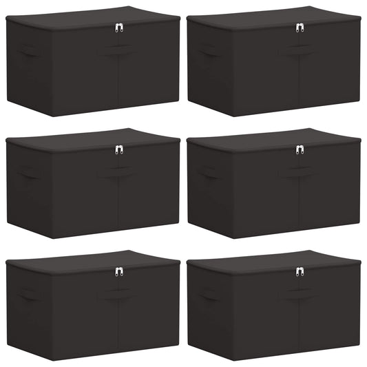 Saugojimo dėžė 6 pcs Antracito 60 x 43 x 35 cm