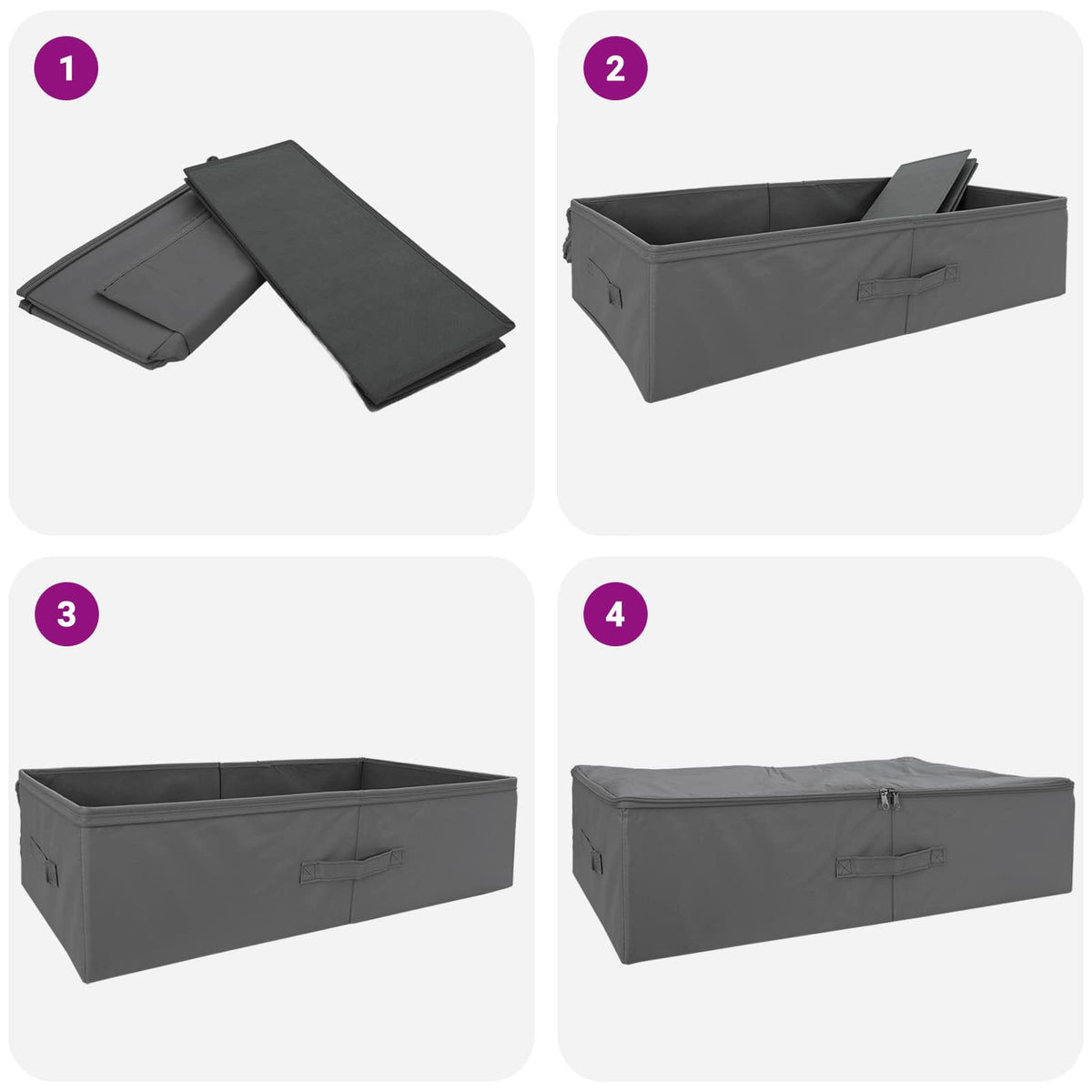 Saugojimo dėžė 24 pcs Antracito 70 x 40 x 18 cm
