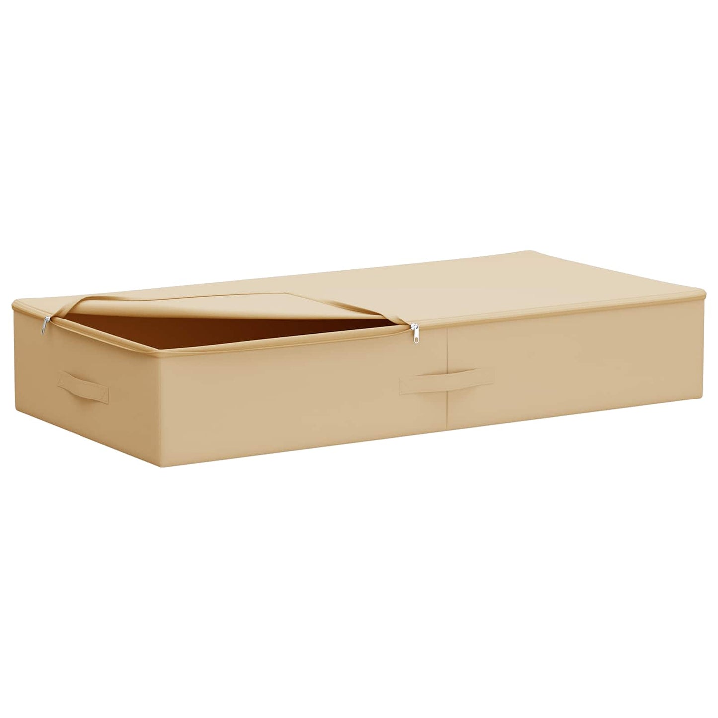 Saugojimo dėžė 6 pcs Kreminė 90 x 48 x 15 cm Neaustinis audinys