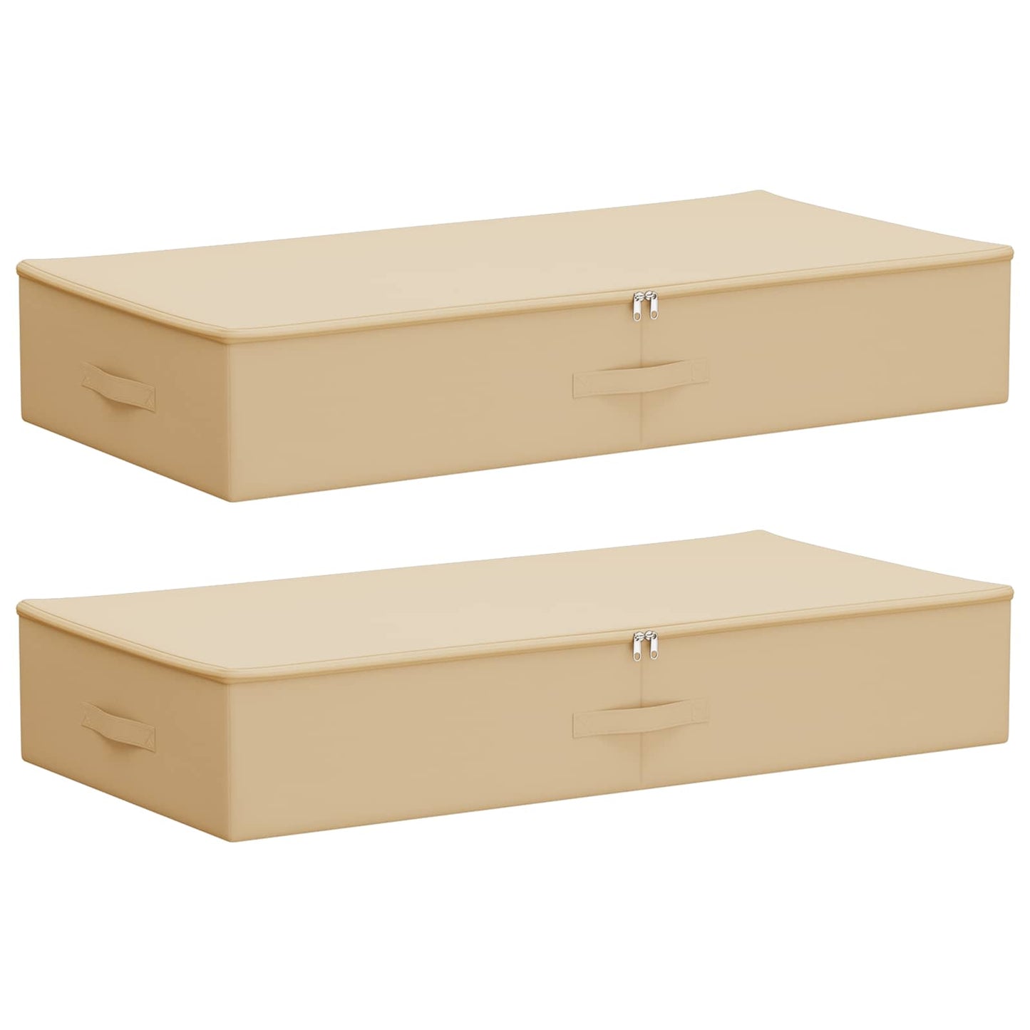Saugojimo dėžė 2 pcs Kreminė 100 x 50 x 18 cm