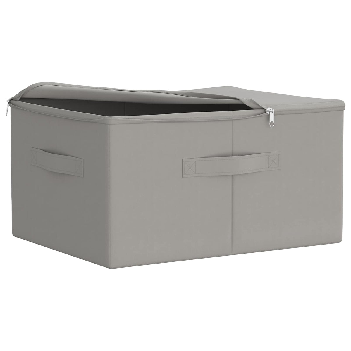 Saugojimo dėžė 24 pcs Pilka 50 x 30 x 25 cm Neaustinis audinys