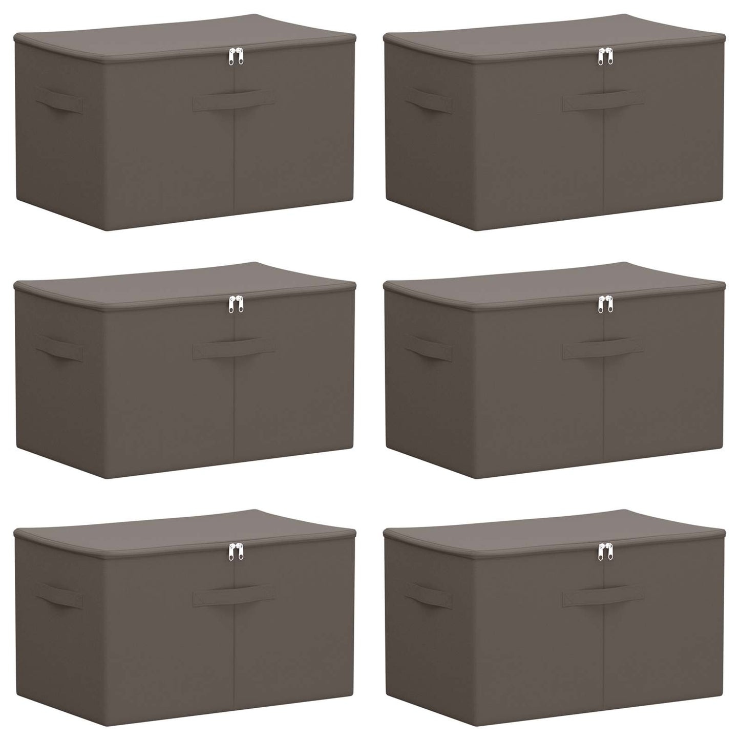 Saugojimo dėžė 6 pcs Antracito 55 x 35 x 32 cm