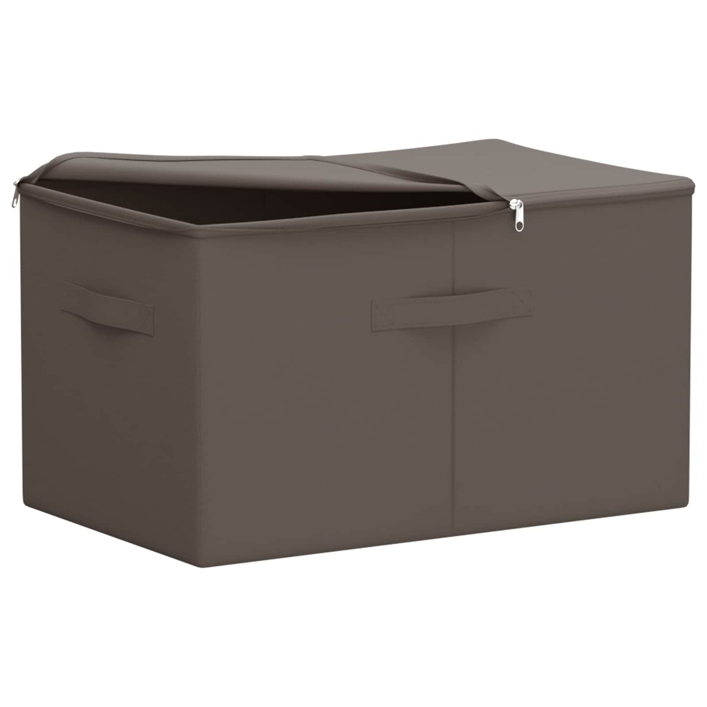 Saugojimo dėžė 2 pcs Pilka 60 x 43 x 35 cm Neaustinis audinys