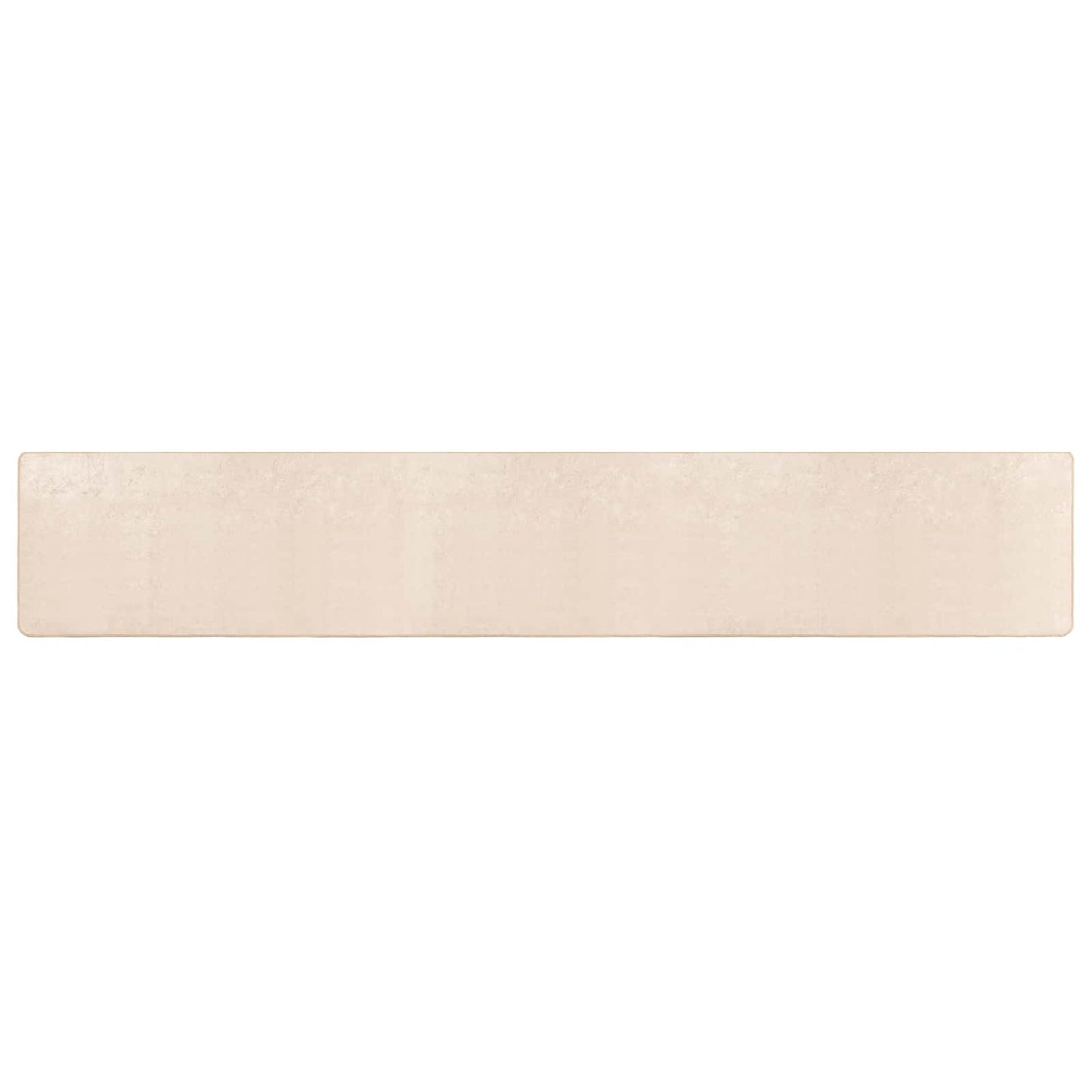 Kilimas Spauda Kreminė 400 x 50 cm Poliesteris ir PVC