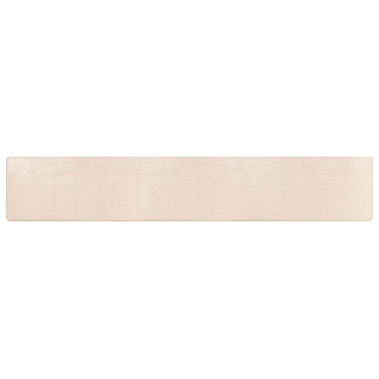 Kilimas Spauda Kreminė 400 x 50 cm Poliesteris ir PVC