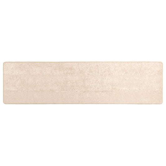 Kilimas Spauda Kreminė 250 x 80 cm Poliesteris ir PVC