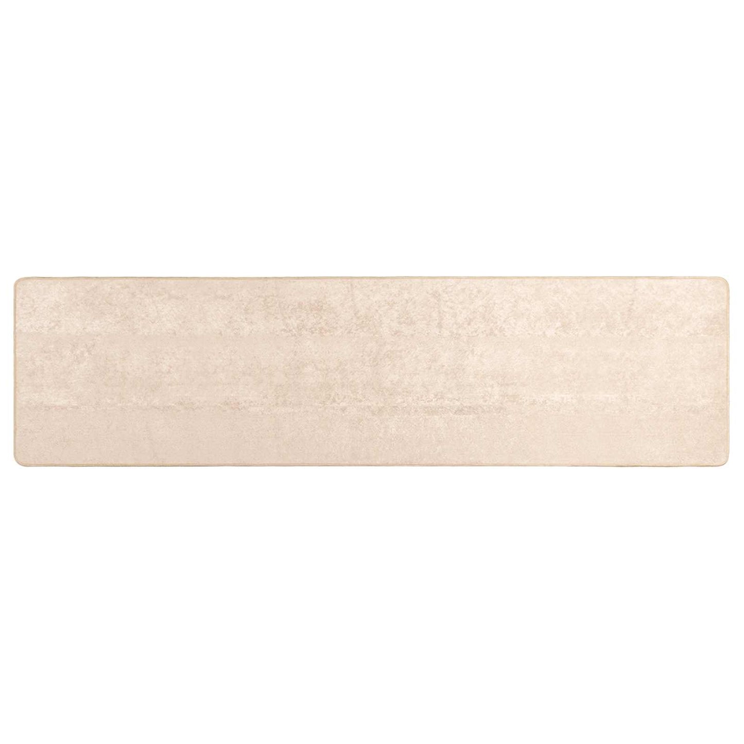 Kilimas Spauda Kreminė 300 x 100 cm Poliesteris ir PVC