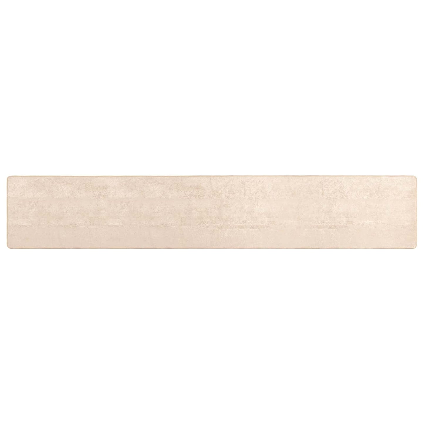 Kilimas Spauda Kreminė 450 x 100 cm Poliesteris ir PVC