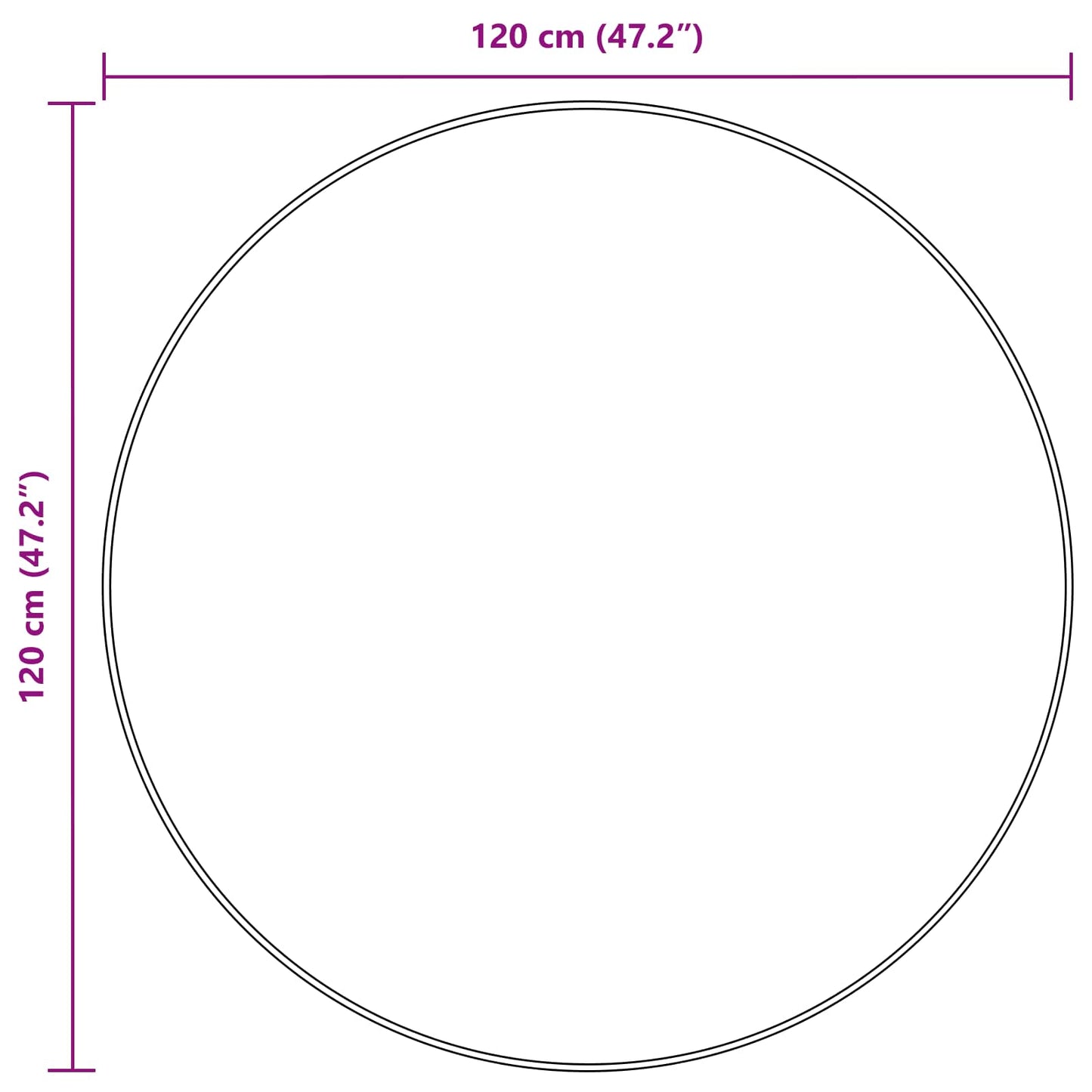 Kilimėlis MARSA Smėlio 120 x 120 cm Poliesteris ir PVC
