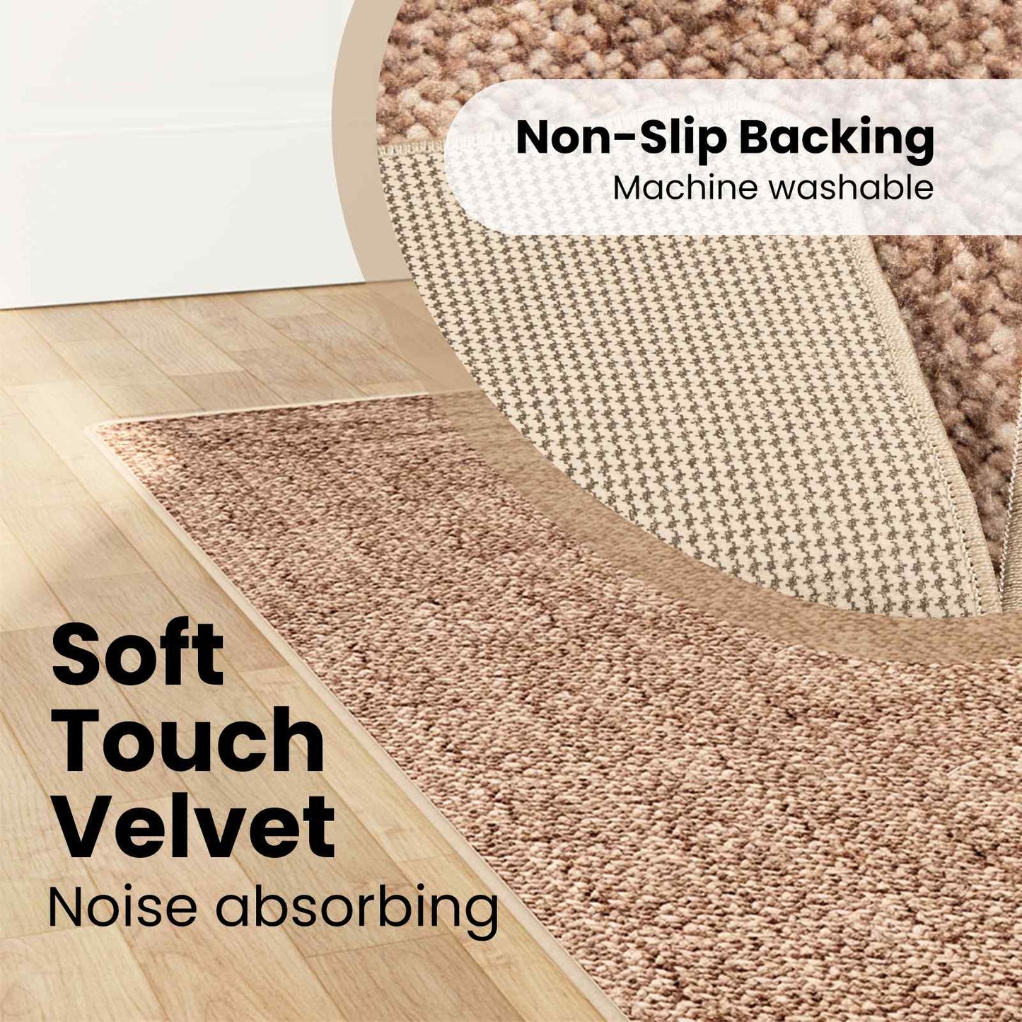 Kilimėlis MARSA Geltona 100 x 400 cm Poliesteris ir PVC
