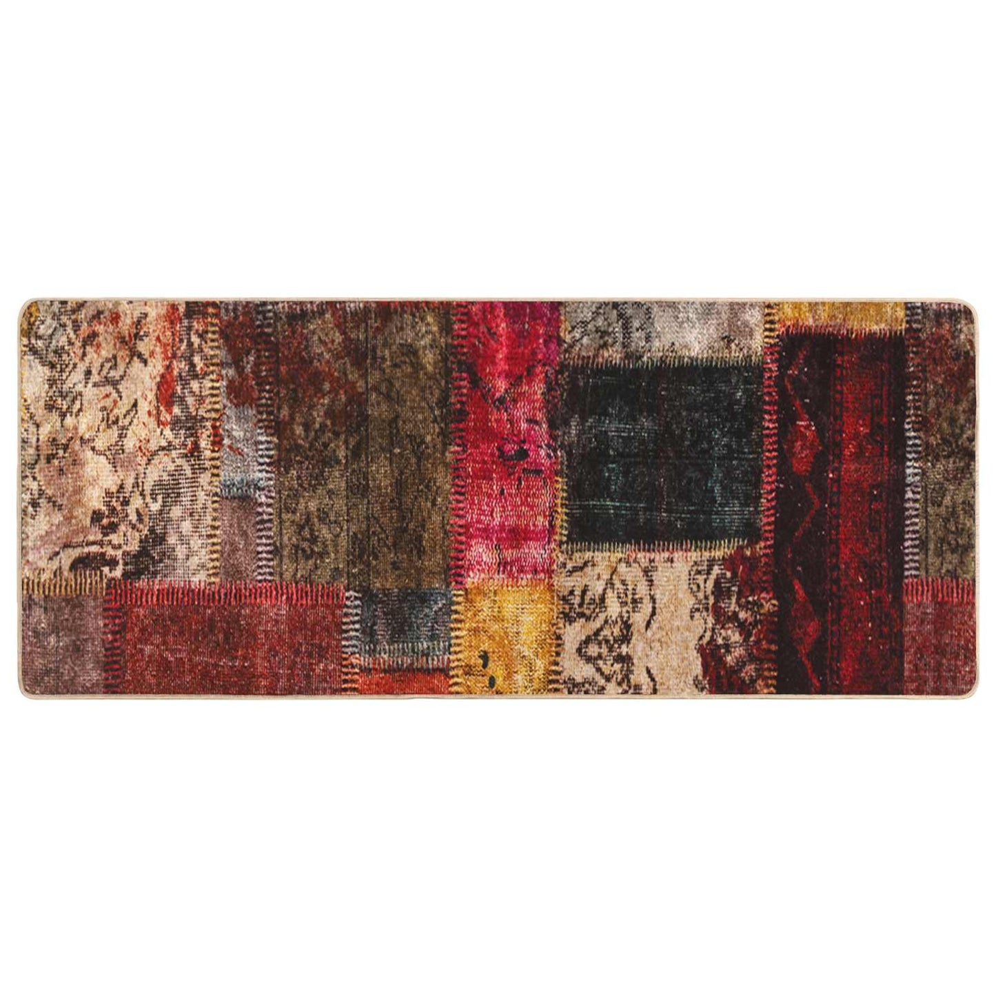 Kilimėlis MARSA Įvairiaspalvis 200 x 100 cm Poliesteris ir PVC