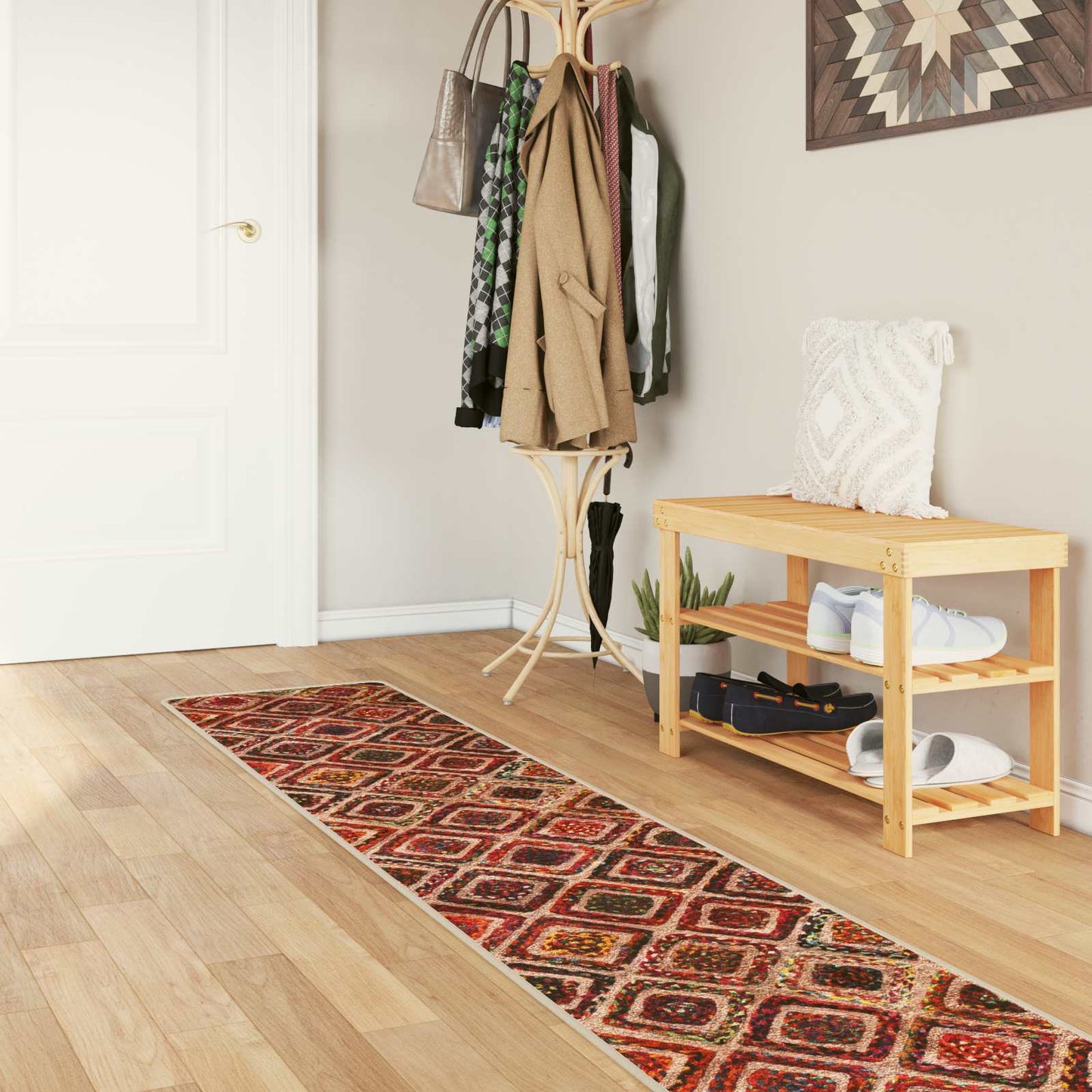 Kilimėlis MARSA Įvairiaspalvis 50 x 250 cm Poliesteris ir PVC