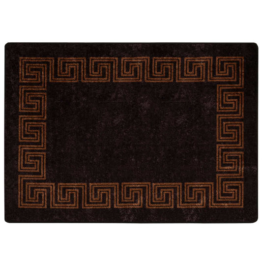 Kilimėlis MARSA Juodas 100 x 150 cm Poliesteris ir PVC