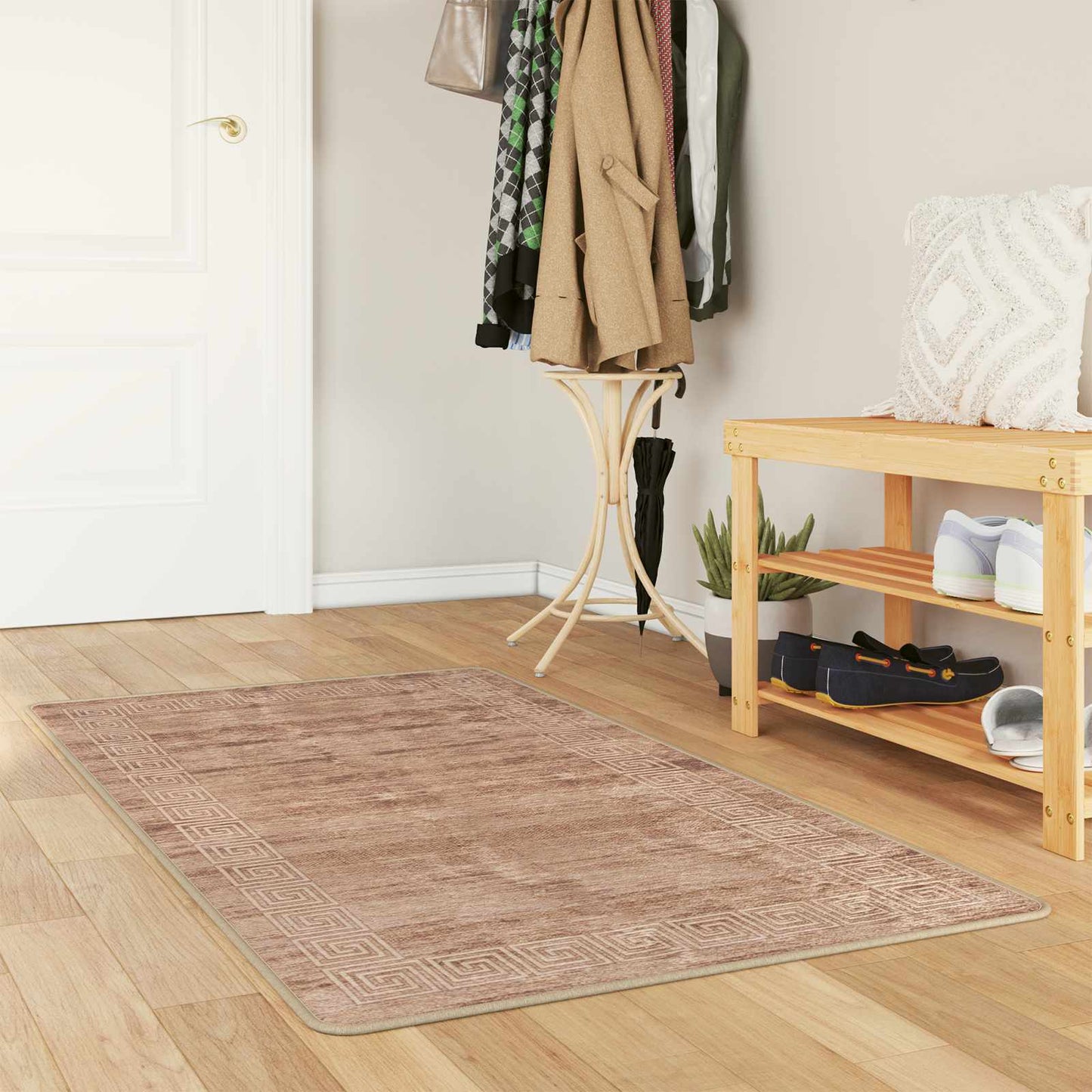 Kilimėlis MARSA Baltas 100 x 200 cm Poliesteris ir PVC