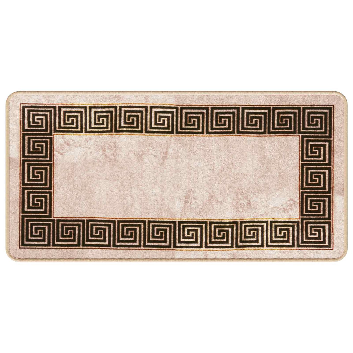 Kilimėlis MARSA Juodas 50 x 100 cm Poliesteris ir PVC