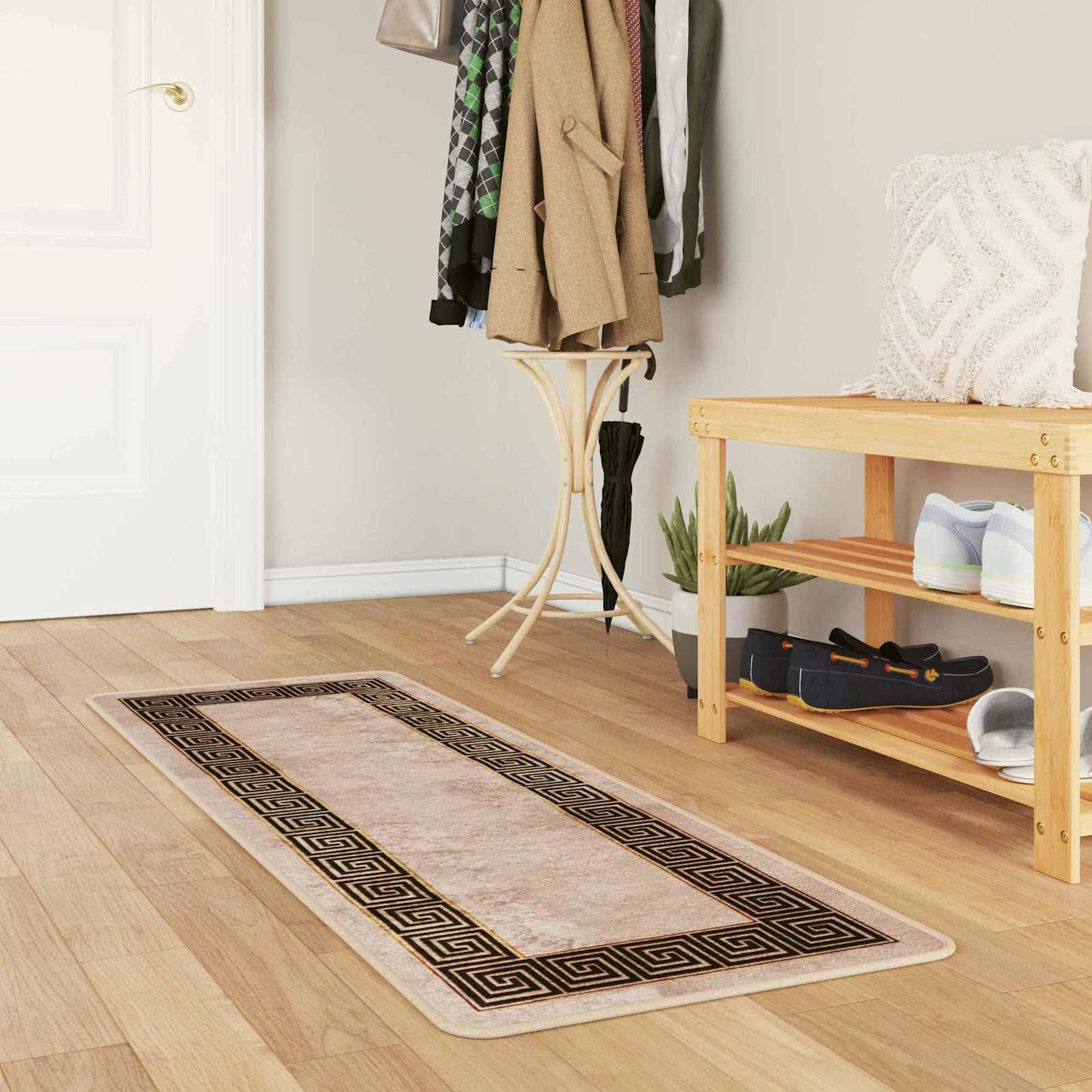 Kilimėlis MARSA Juodas 50 x 150 cm Poliesteris ir PVC