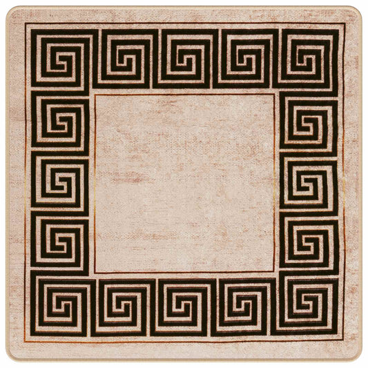 Kilimėlis MARSA Juodas 100 x 100 cm Poliesteris ir PVC