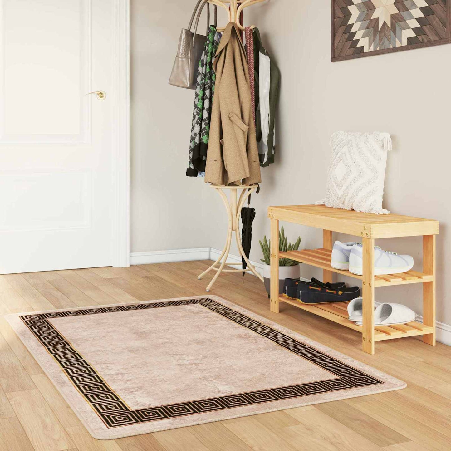 Kilimėlis MARSA Juodas 100 x 200 cm Poliesteris ir PVC